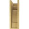 Ekena Millwork 6"W x 12"D x 18"H Classic New Brighton Rough Cedar Woodgrain TimberThane Corbel, Primed Tan CORUR06X12X18NEBRCPR - alternate 2